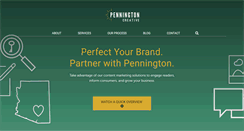 Desktop Screenshot of penningtoncreative.com