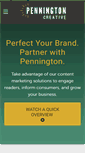 Mobile Screenshot of penningtoncreative.com